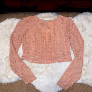 Sweater crop top